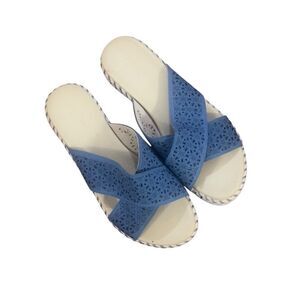 Ilse Jacobsen Tulip Crisscross Slide Sandal Size 42